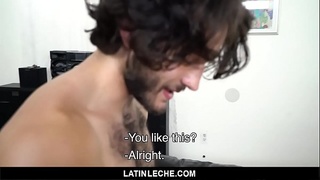 LatinLeche - Two Cock-Hungry Straight Studs Fuck Each Other For Some Cash
