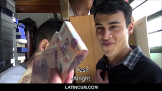 Spanish Latino Twink Paid Cash To Fuck His Straight Friend On Camera