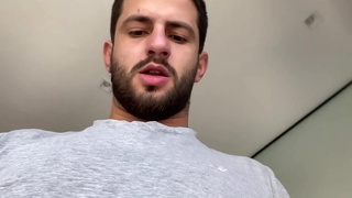 Horny Straight Bro jerking all the time - Verbal Camp Buddy Masturbation session